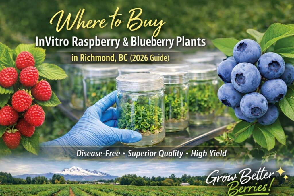 Where to Buy InVitro Raspberry & Blueberry Plants in Richmond, BC (2026 Guide)