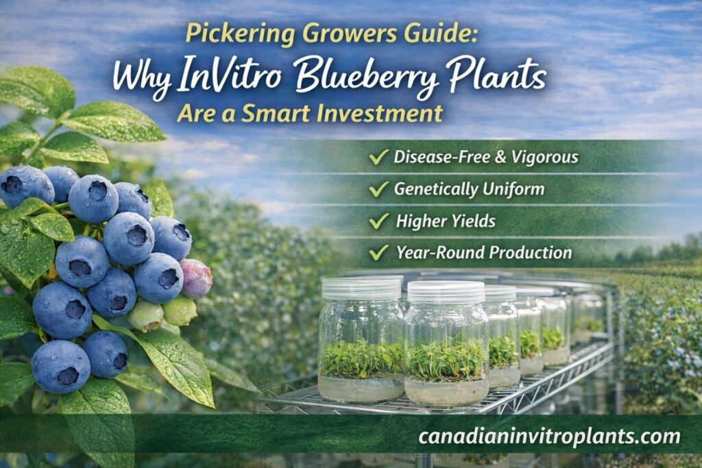 Pickering Growers Guide: Why InVitro Blueberry Plants Are a Smart Investment