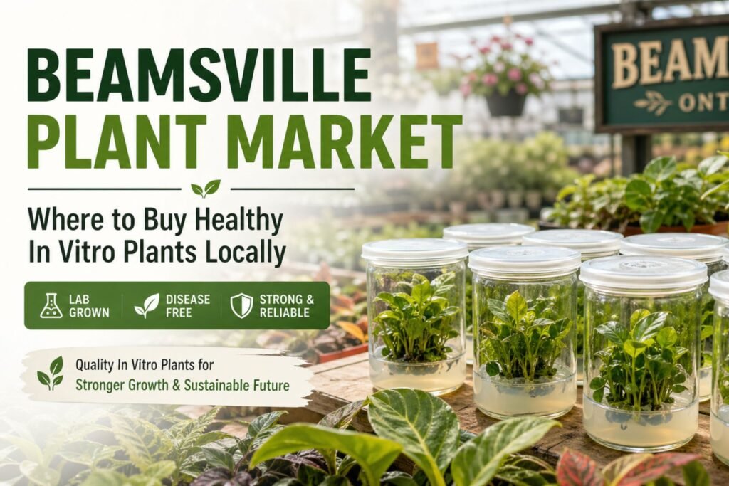 Beamsville Plant Market: Where to Buy Healthy In Vitro Plants Locally