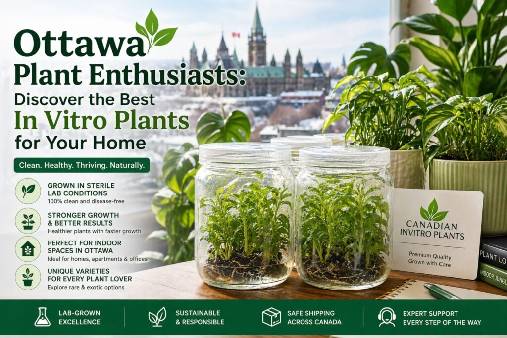Ottawa Plant Enthusiasts: Discover the Best In Vitro Plants for Your Home